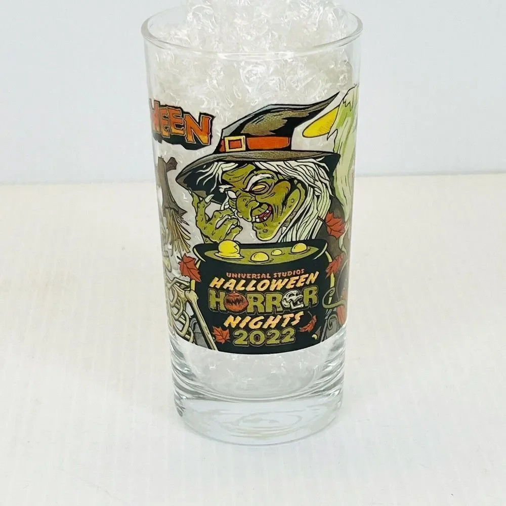 NEW 2022 Universal Studios Everyday Is Halloween Horror Nights HHN Glass